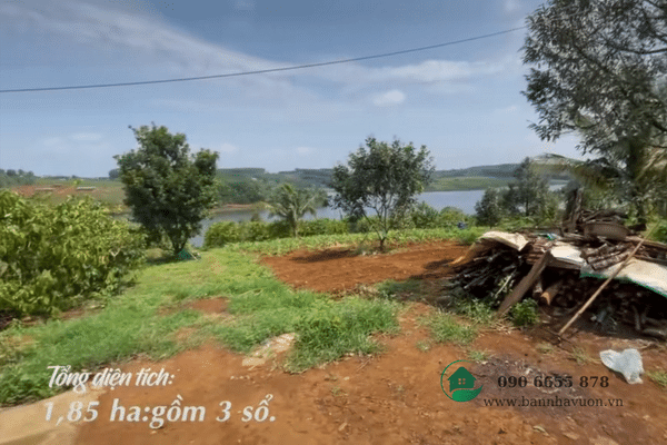 1,85ha view hồ đẹp nhất khu vực, thôn 2, xã Đaksin, huyện Đak R'Lấp