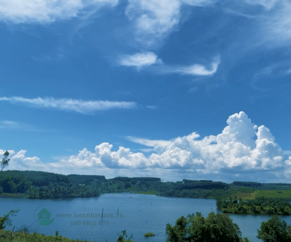 Đất Đắk Nông View Hồ, 2,35ha đất vườn, 190m mặt hồ, tầm nhìn đẹp nhất khu vực